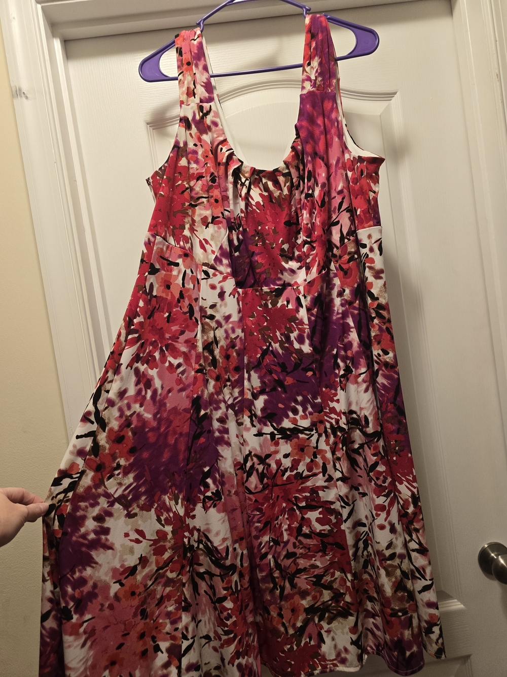 Signature Pink & Purple Floral Maxi Dress